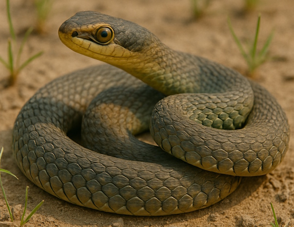 Montpellier Snake (Malpolon monspessulanus)