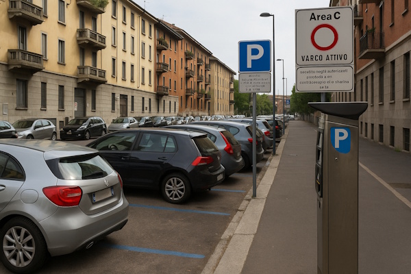 Parkeren in Milaan