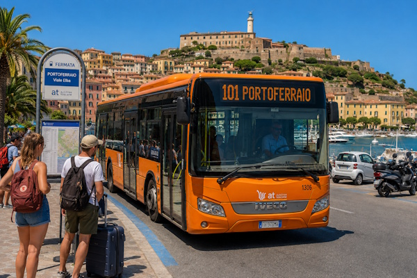 Bus on Elba Island